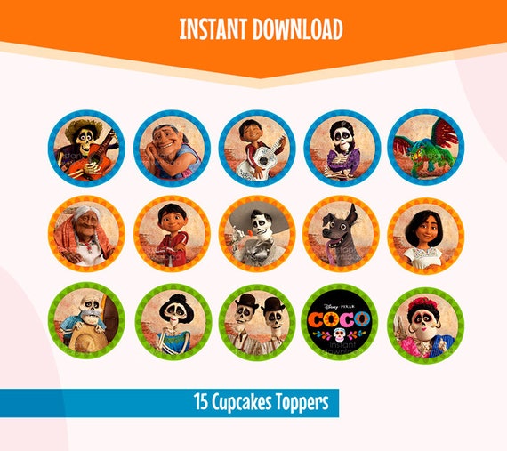 Cupcake A Coco Disney Hauts De Forme De Disney Imprimable Etsy Cupcake A Coco Disney Hauts De Forme De Disney Imprimable Etsy