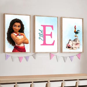 Custom Moana 2 Wall Art Poster - Personalized Room Decor Print - Digital Download Pictures