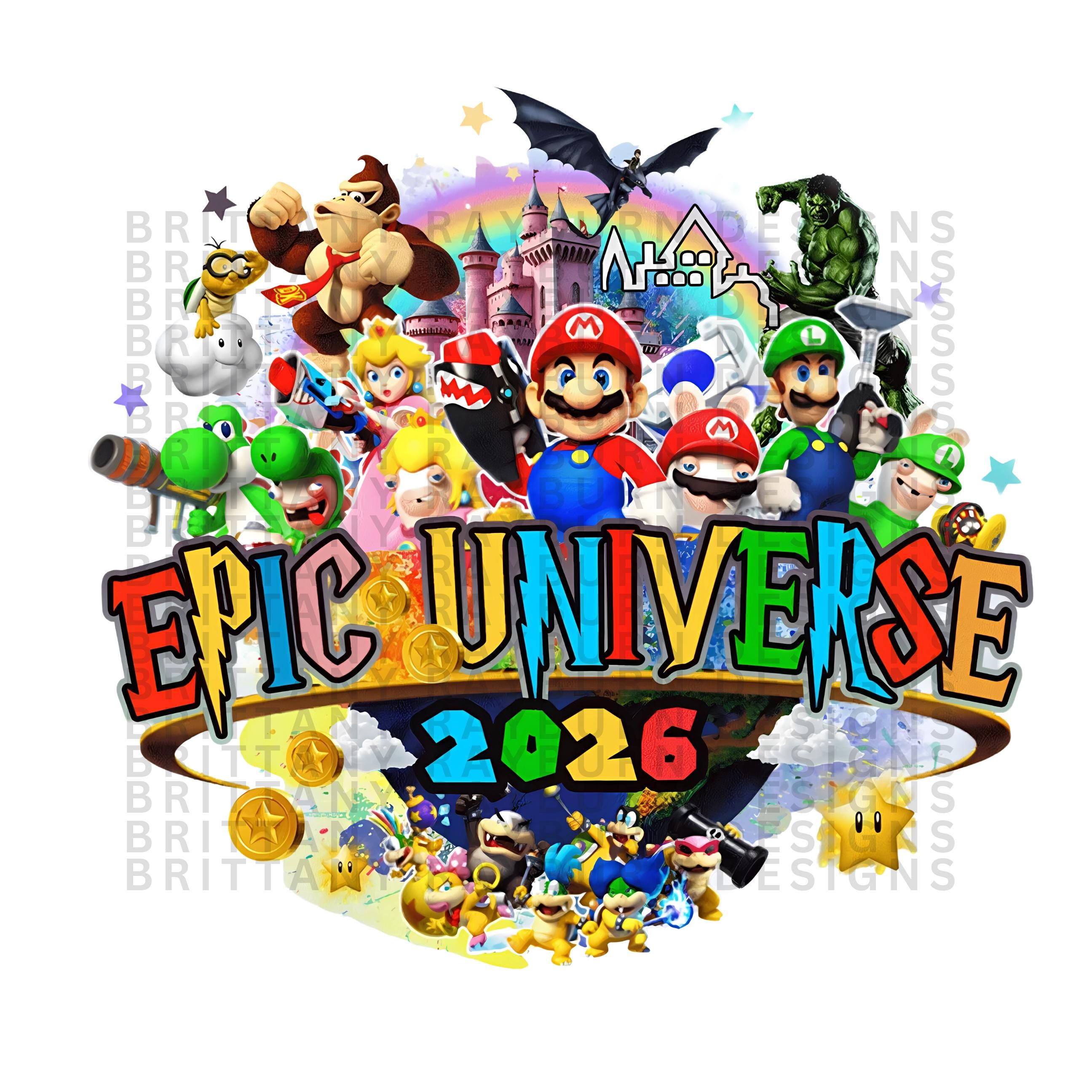 Universo Épico, Universo Épico 2026, Vacaciones Familiares, Universal Studios, Universal 2026, PNG