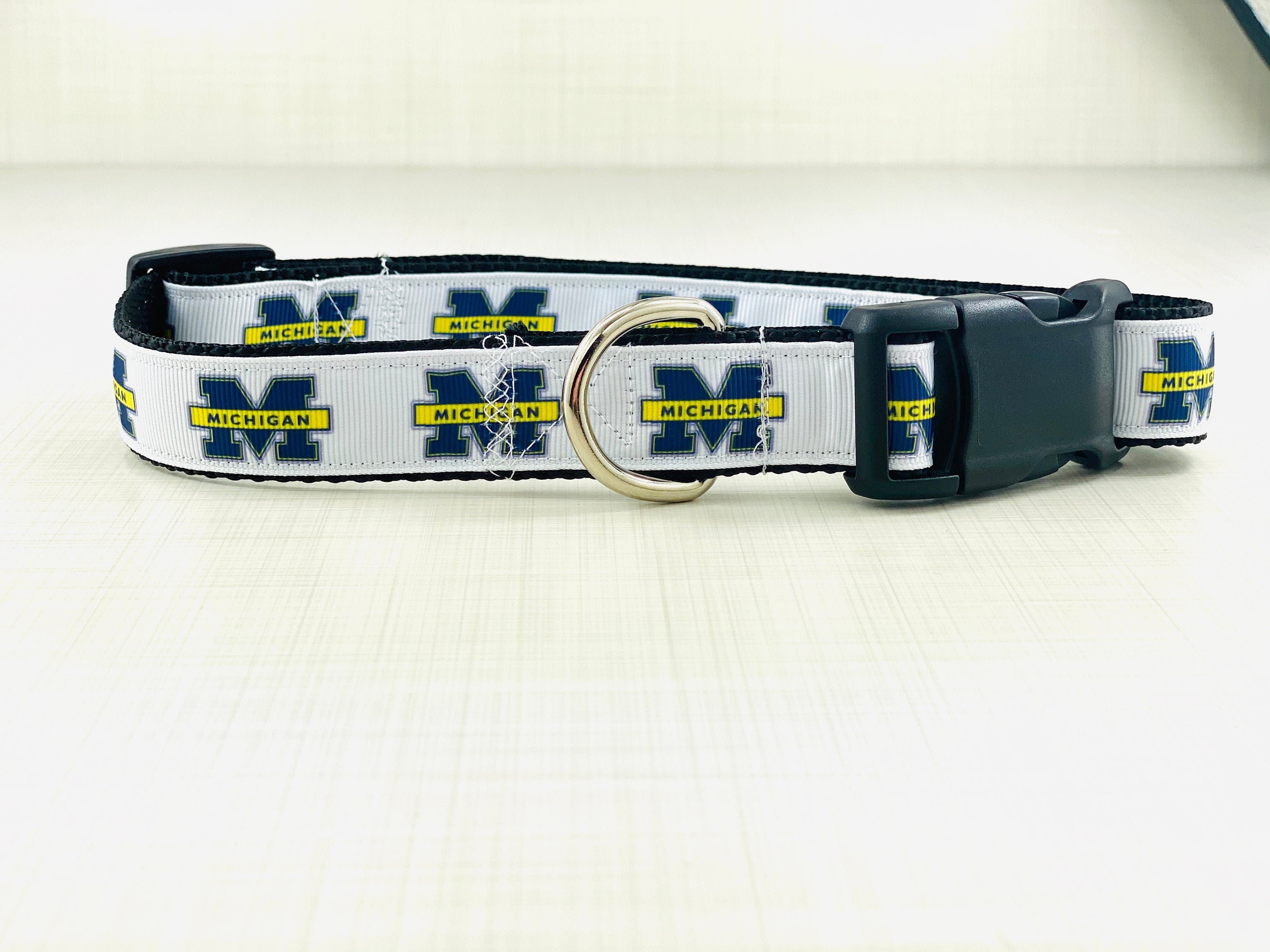Michigan Dog Collar/boy Dog/ Girl Dog Collar/ Adjustable/ Etsy