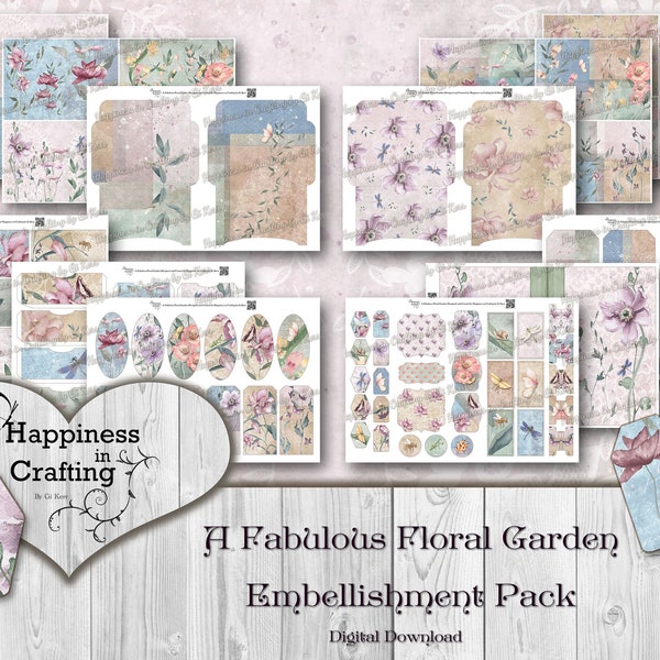 Scrapbooking Kit - Flower Garden elegant main image 0