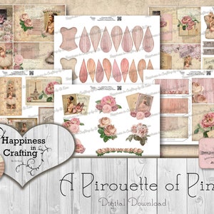 A Pirouette of Pink Instant Digital Download Printable image 4