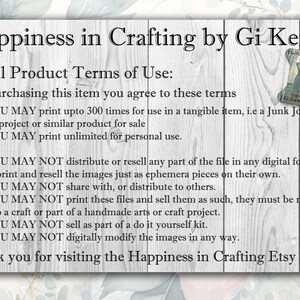 The Shabbydashery Instant Digital Download, Printable, Digital Kit for Junk Journals, Scrapbooking, Happiness in Crafting, Gi Kerr image 9