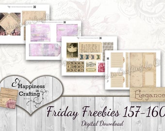 Friday Freebies 157-160 - Instant Digital Download