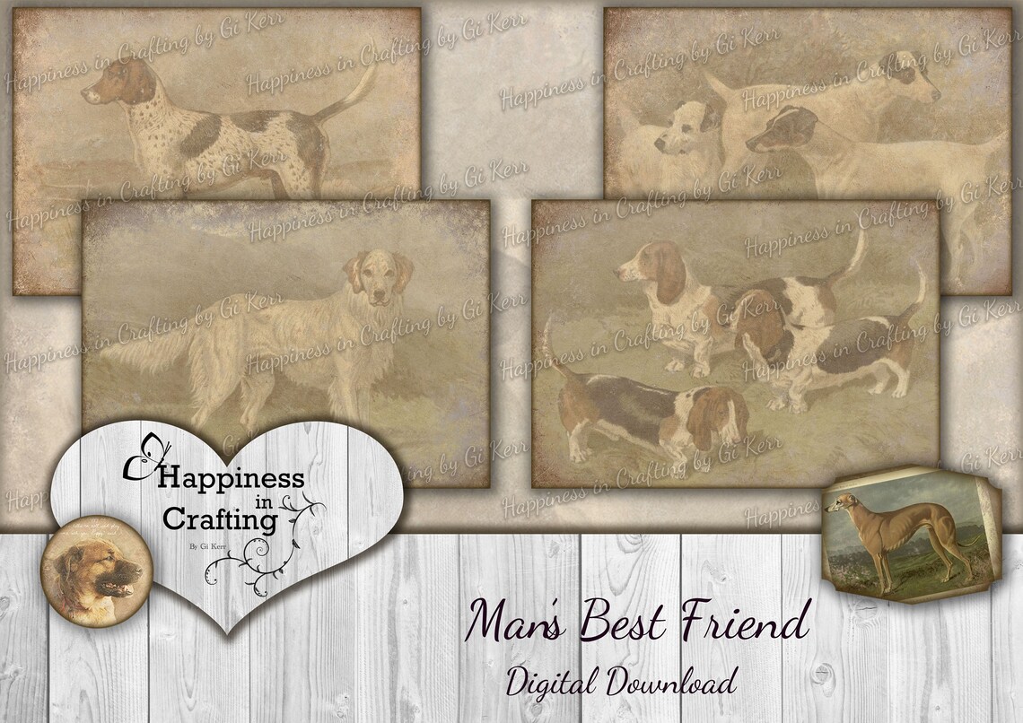 Man's Best Friend Instant Digital Download Printable - Etsy