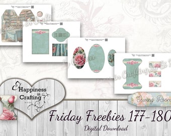 Friday Freebies 177-180 - Instant Digital Download