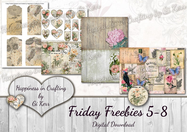 Friday Freebies 5-8 - Instant Digital Download - Etsy