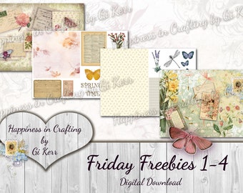 Friday Freebies 5-8 - Instant Digital Download - Etsy