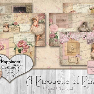 A Pirouette of Pink Instant Digital Download Printable image 2
