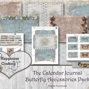Flower Journal Cards 74 Pieces Instant Digital Download, Printable ...
