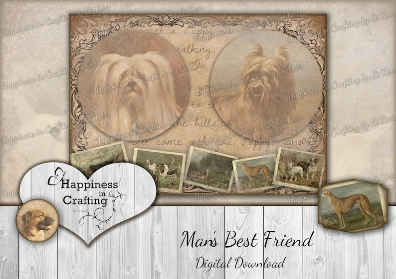 Man's Best Friend Instant Digital Download Printable - Etsy