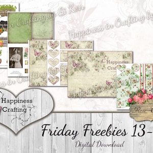 Friday Freebies 13-16 - Instant Digital Download - Etsy