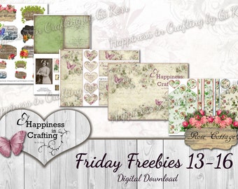 Friday Freebies 13-16 - Instant Digital Download