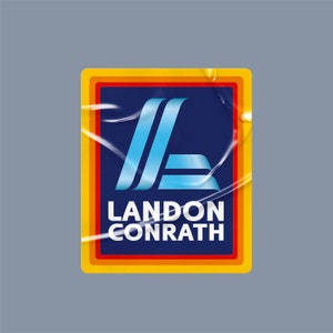 Landon Conrath Aldi Logo Sticker