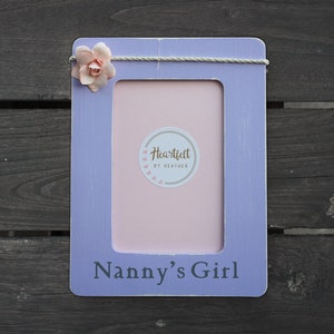Nanny Picture Frame - Nana Photo Frame - Personalized Grammy Gift - Custom Wood Picture Frame for Nana