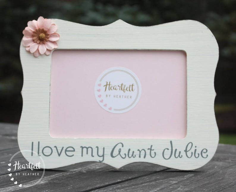 Aunt Frame Personalized Picture Frame for Aunt Makes Cute Etsy