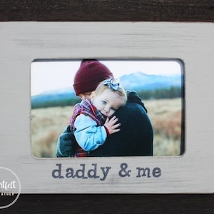 Dad Frame  - First Father&#39;s Day Gift - New Dad Gift - Personalized Picture Frame - Daddy&#39;s Girl Children Photo Frame