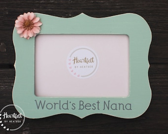 Best Nana Picture Frame - Custom Nana Photo Frame - Pregnancy Announcement - Nana Gifts