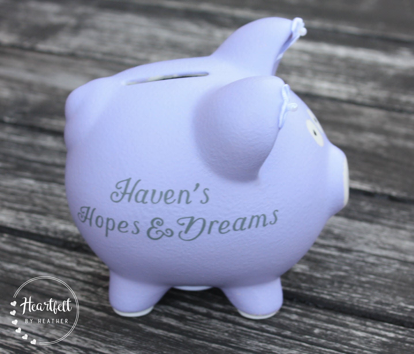 Piggy Bank for Girls Custom Piggy Bank With Name Handmade Etsy