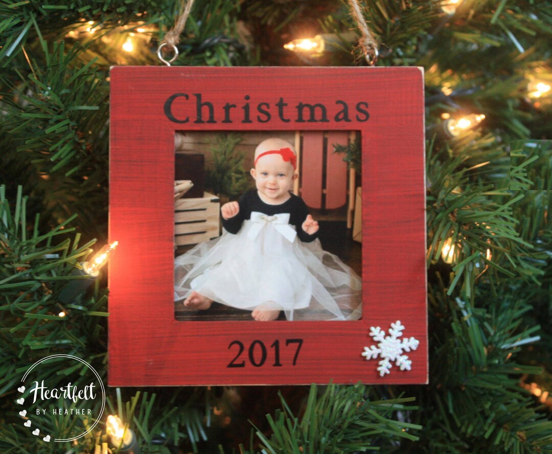 Photo Christmas Ornament Personalized Christmas Ornament Photo Christmas Gift Custom Christmas ...