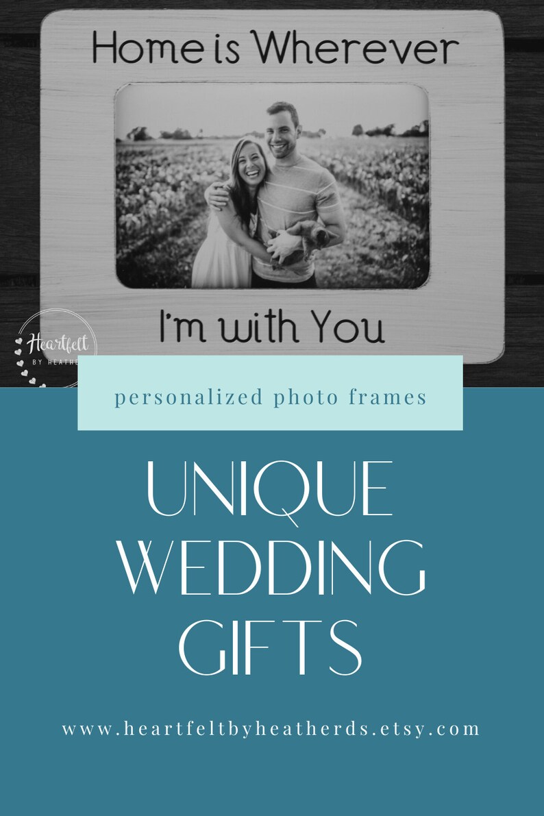 New Home Frame Home is Wherever I'm With You Custom Etsy