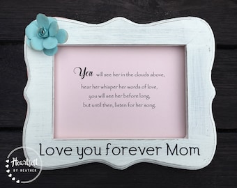 Erinnerungsbildrahmen für Mama - Personalisiertes Gedichtgeschenk