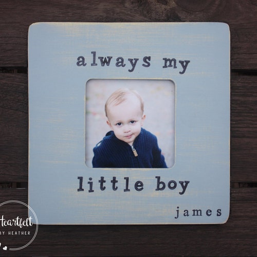 Baby Picture Frame Baby First Birthday Personalized Picture Etsy