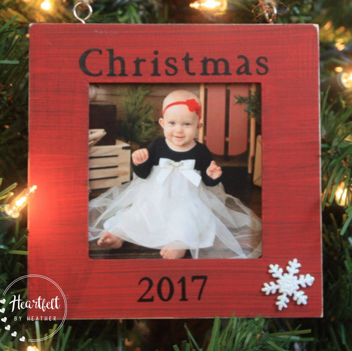 Photo Christmas Ornament Personalized Christmas Ornament Photo - Etsy