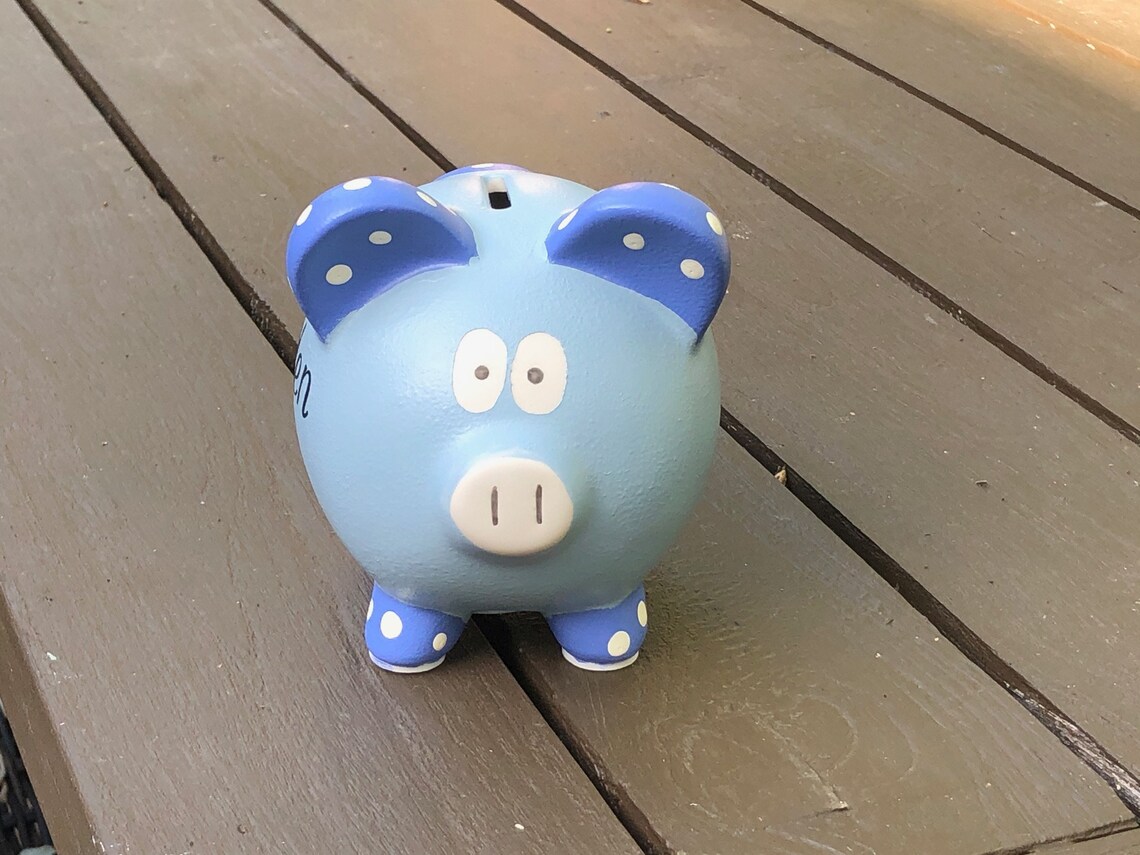 Girls Piggy Bank Personalized Piggy Bank for Baby Boy with Etsy