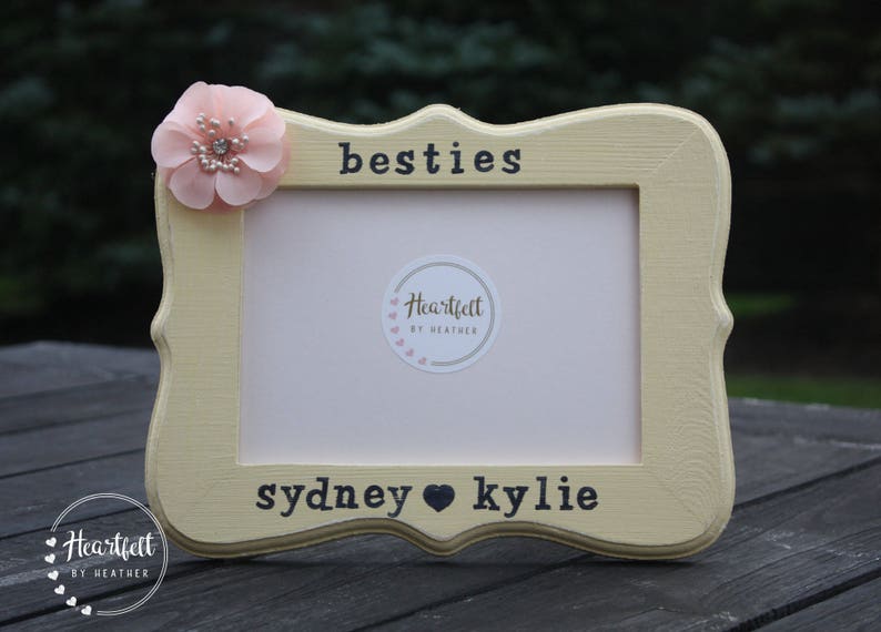 Custom Bestie Picture Frame Best Friend Gift Long Distance Etsy