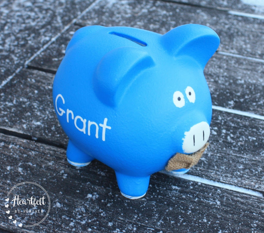Piggy Bank for Kids Personalized Piggy Bank Boy Custom Baby Gift Boy