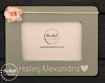 Gift for Baby Girl - Personalized Picture Frame for Newborn Girl - Baby Girl Nursery Decor - Custom Frame for Baby - Baby Shower Gift