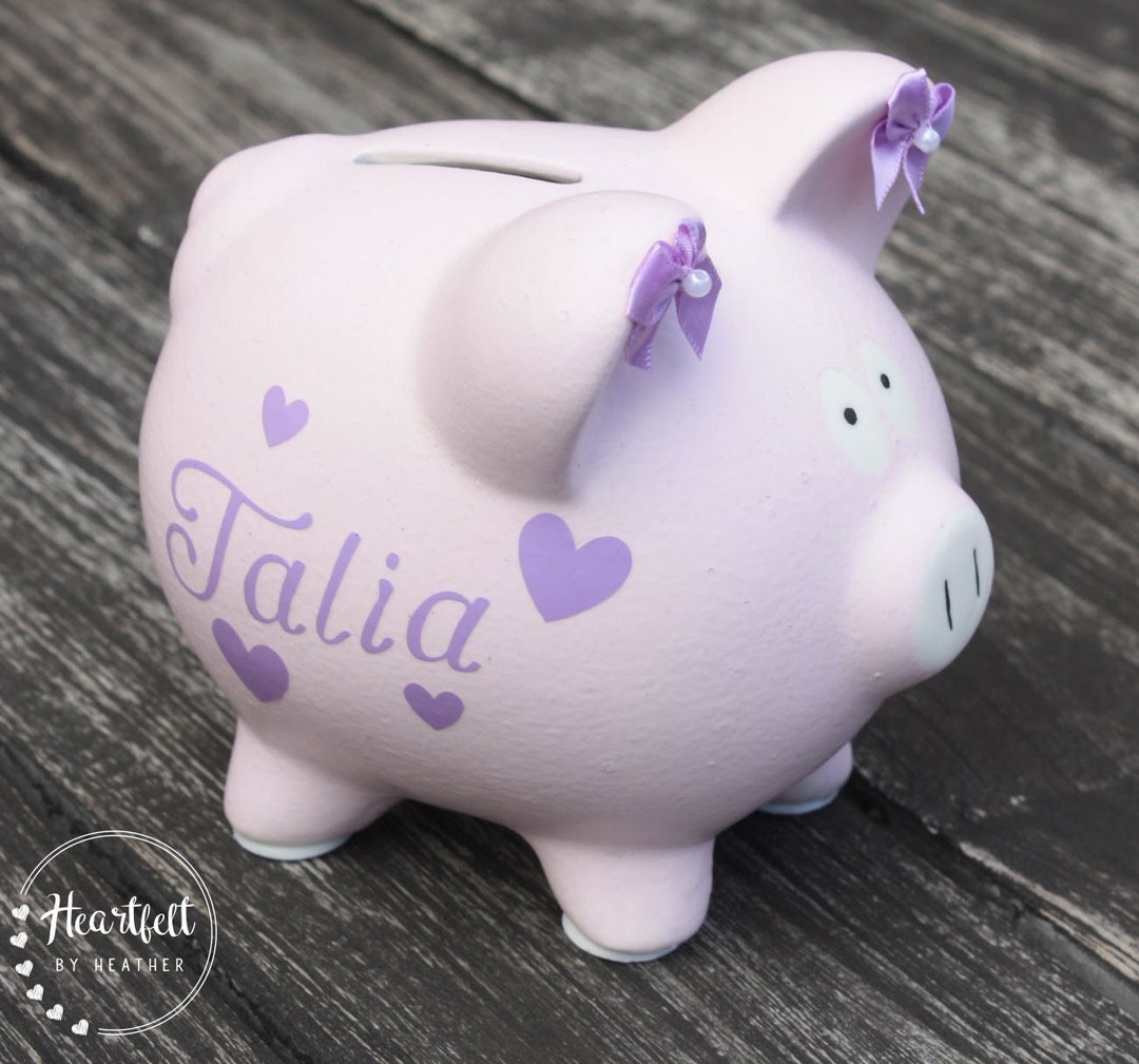 Piggy Bank for Kids Personalized Piggy Bank Boy Custom Baby Gift Girl