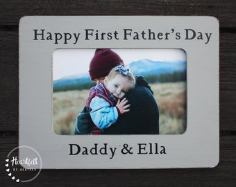 Personalized First Father's Day Picture Frame – Gift from Daughter