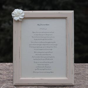 Memorial Poem - Memorial Gift for Mom - Custom Poetry Gift - Memorial Gift for Loss of Mother - In Memory of Mom - Gift for Loss of Mom