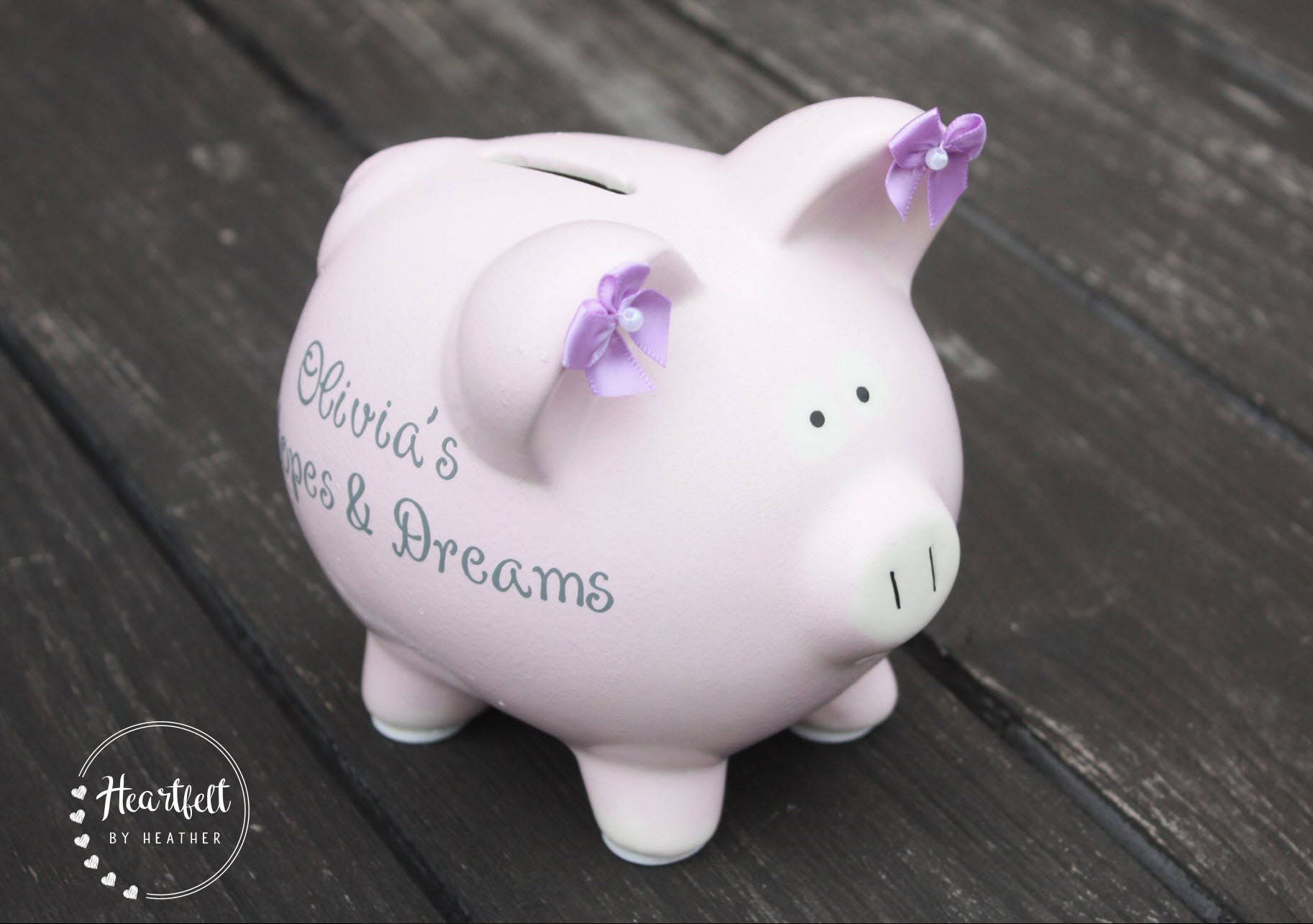 Tirelire Personnalisee Tirelire Personnalisee Cadeau Bebe Etsy