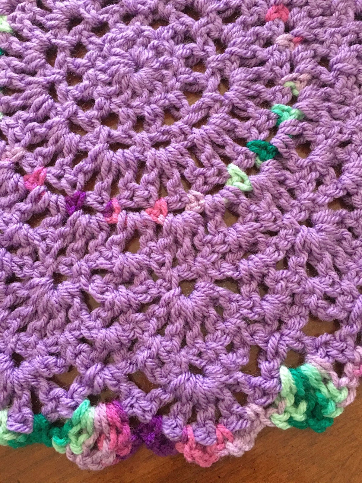 Two Purple Placemats and Matching Coasters Spring Table Etsy