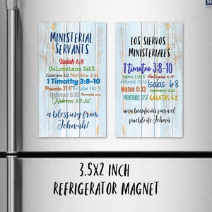 Ministerial Servant Appreciation Magnet, jw, jw gifts, jw magnets