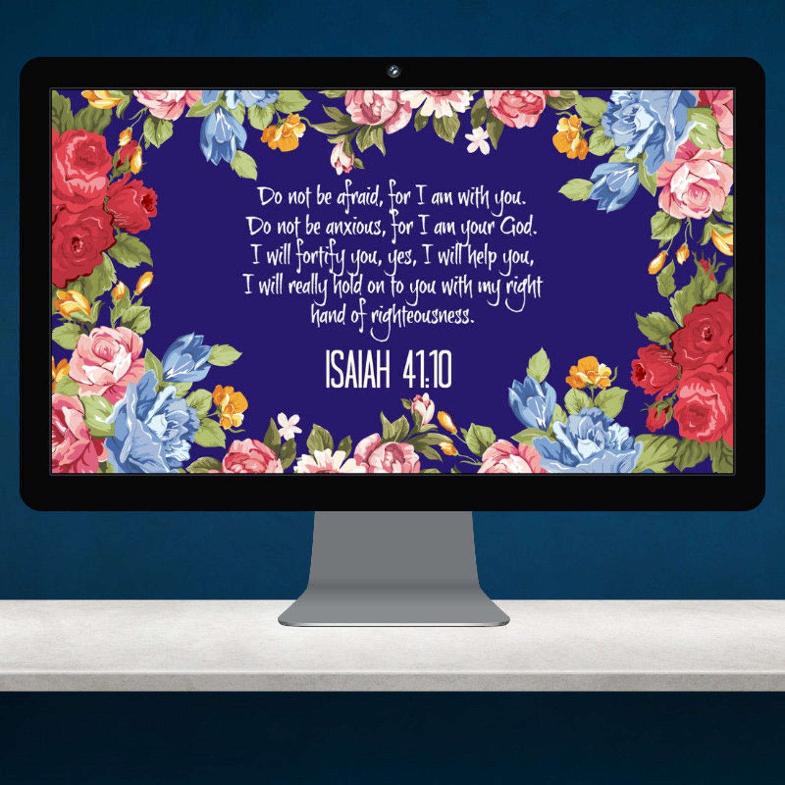 2019 year text jw gifts jw wallpaper Isaiah 4110 Etsy