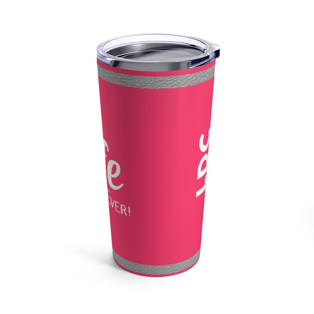 LDC Tumbler 20oz Dishwasher Safe Custom Name Hi Viz Pink Etsy