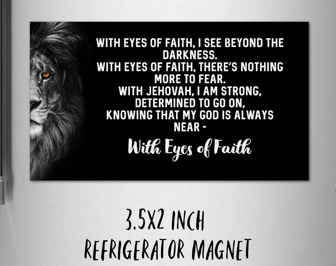 Give Me Courage Magnet Jw Original Songs Jw Gifts Jw - Etsy
