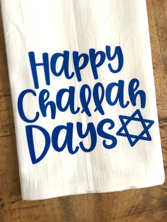 Funny Hanukkah Towel Oy to the World Hostess Gift for the Holidays