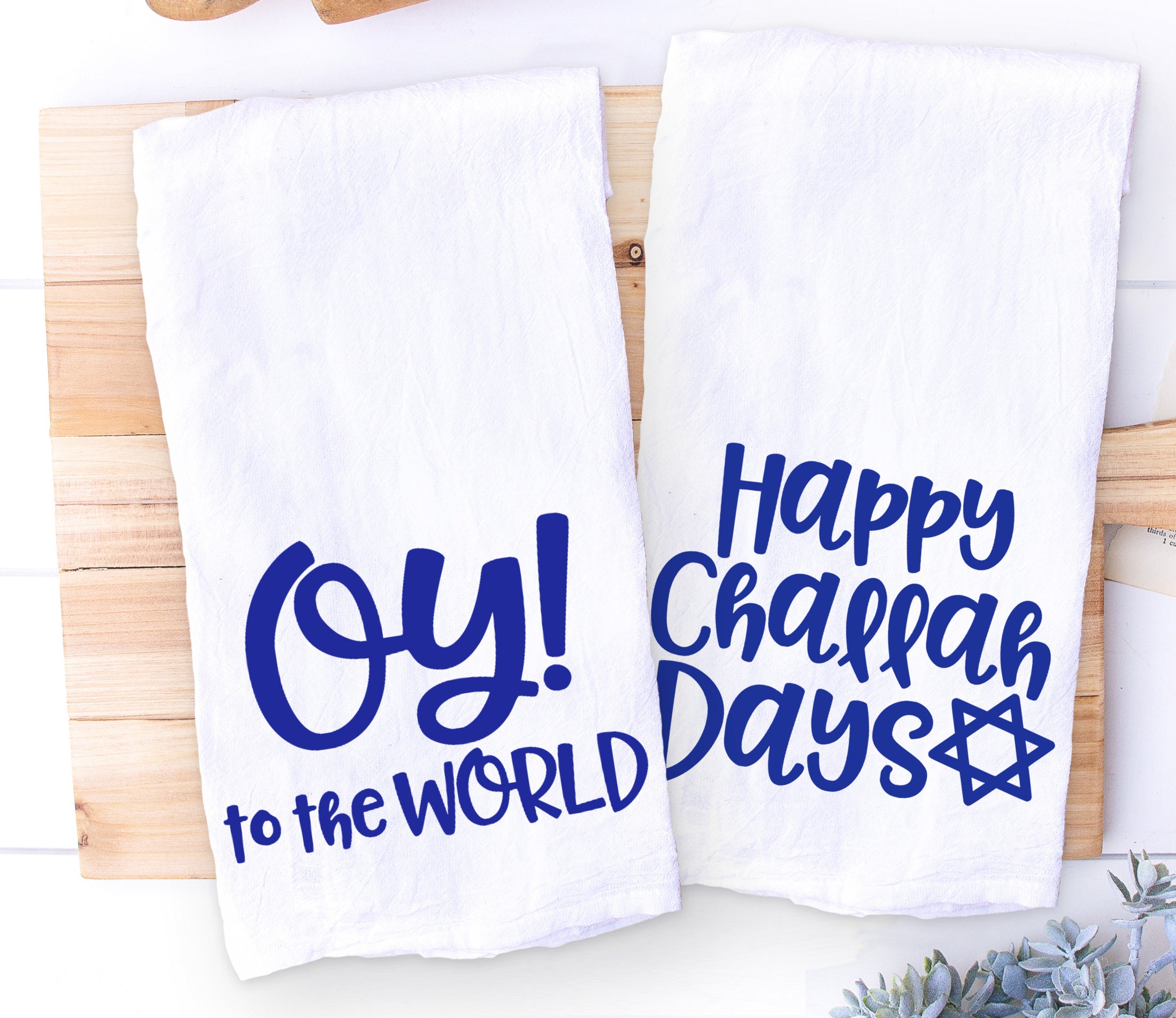 Hanukkah towels