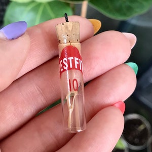 Vole Leg Bone Vial Pendant