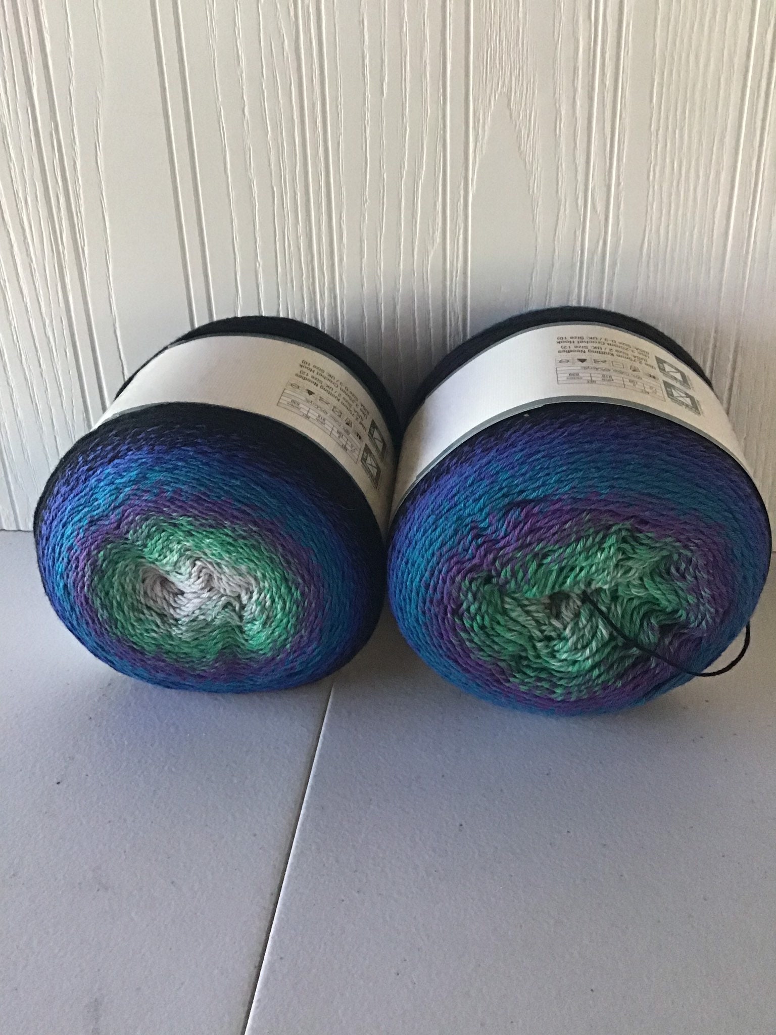 Yarn Yarn Bee Rainbow Wrapsody. Color Peacock. 2 Skeins Etsy