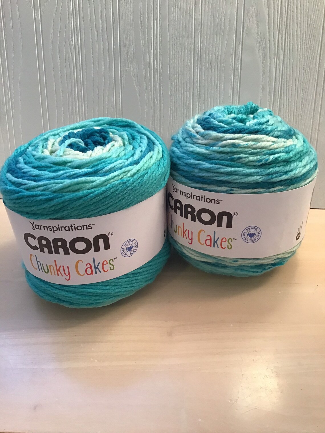 Yarn Caron Chunky Cakes. Color Blue Moon. 2 skeins 594 Etsy
