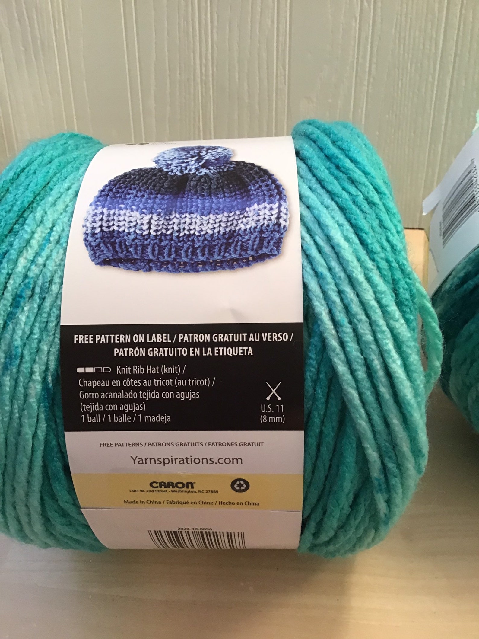 Yarn Caron Chunky Cakes. Color Blue Moon. 2 skeins 594 Etsy