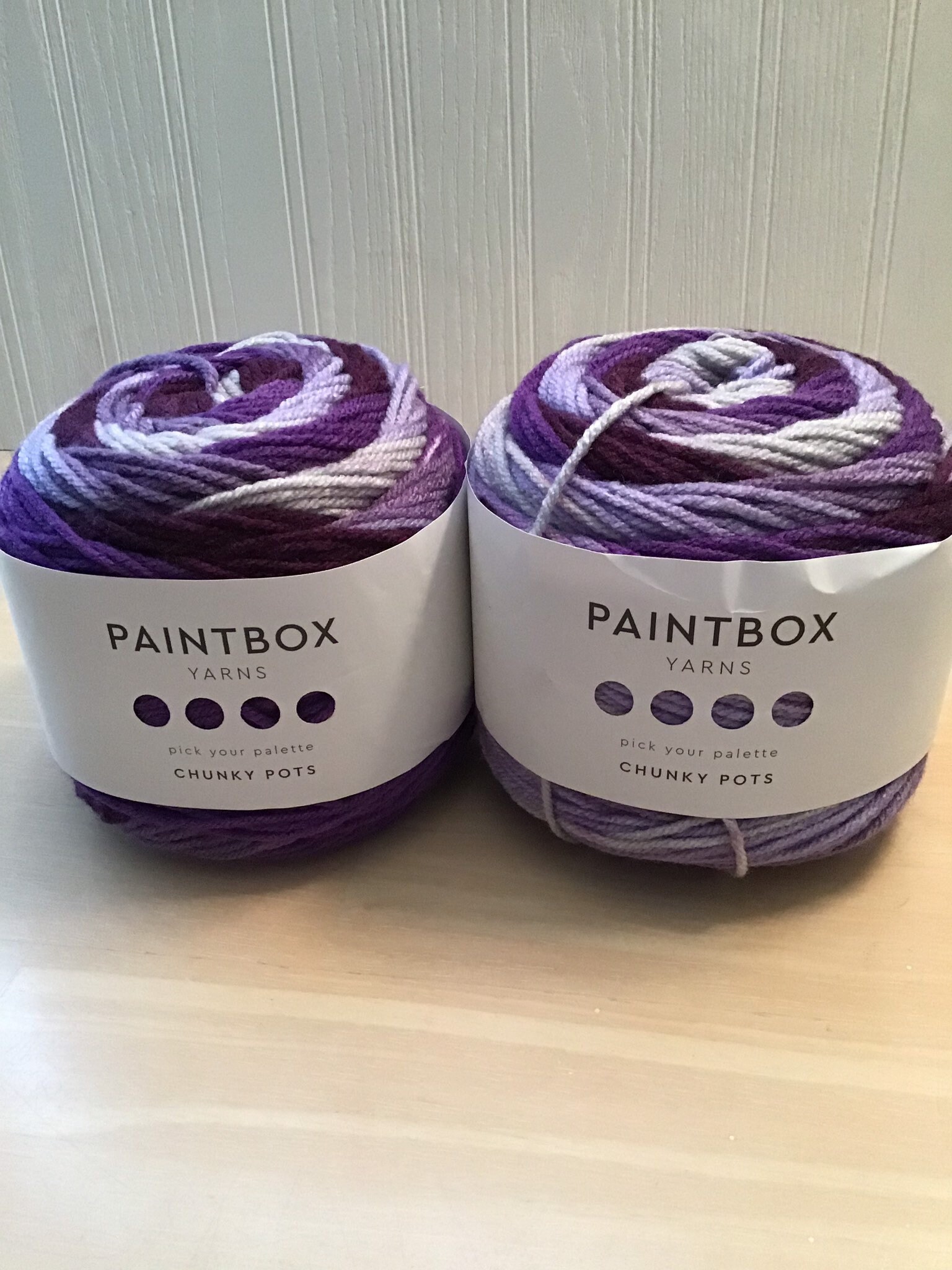 Paintbox Yarns Chunky Pots. Color Lavender Fields. 2 skeins Etsy