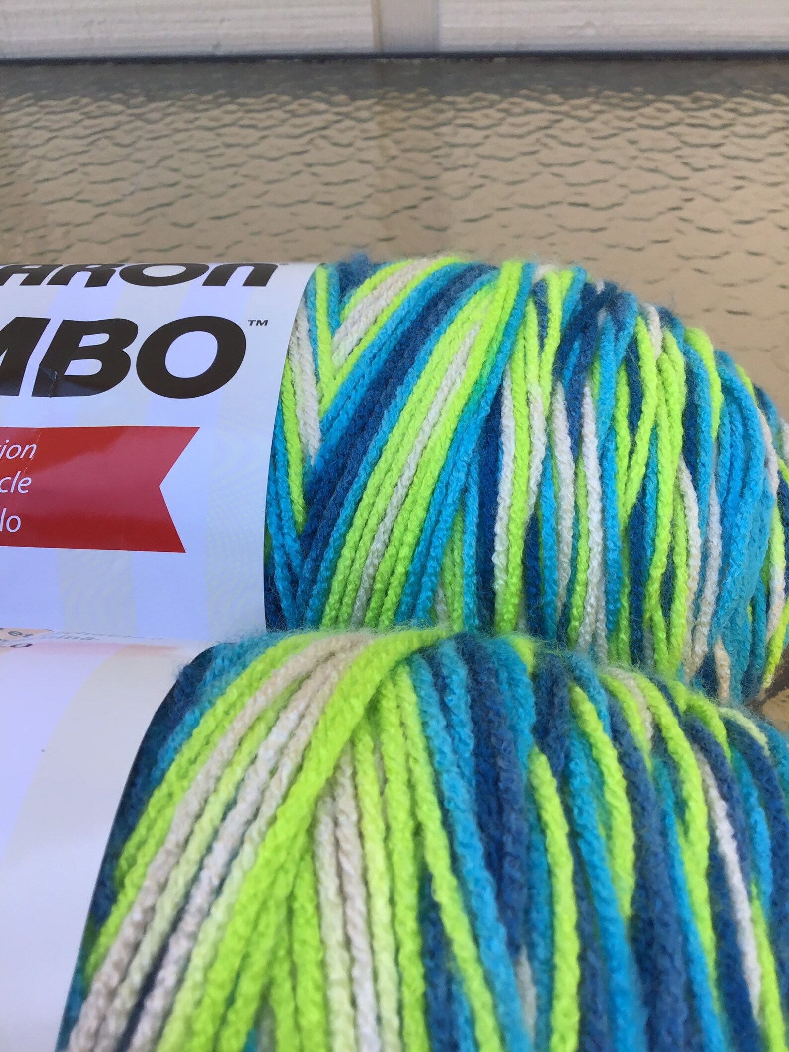 Yarn Caron Jumbo. Color Seaside Ombré. 2 Skeins 1190 yards. Etsy