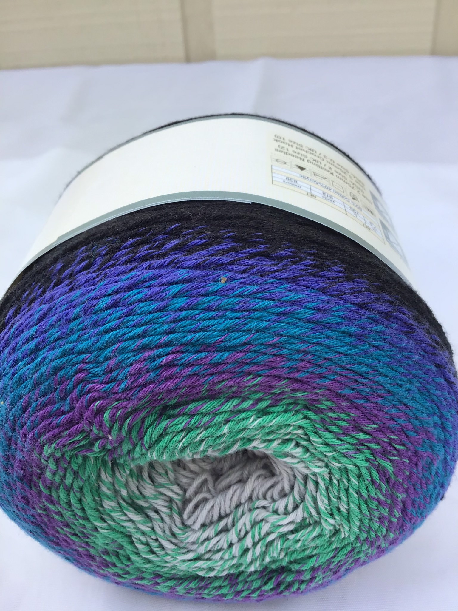 Yarn Yarn Bee Rainbow Wrapsody. Color Peacock. 2 Skeins Etsy